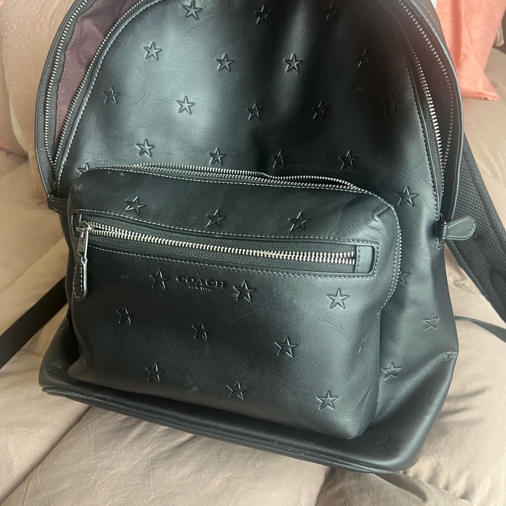 Coach Black Star-Embossed Men’s/Woman’s Backpack